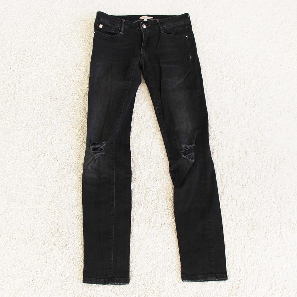 Rifle Skinny Spijkerbroek (Maat 26) - 65 € 35,-, Rifle, Zwart, Ophalen of Verzenden, Zo goed als nieuw
