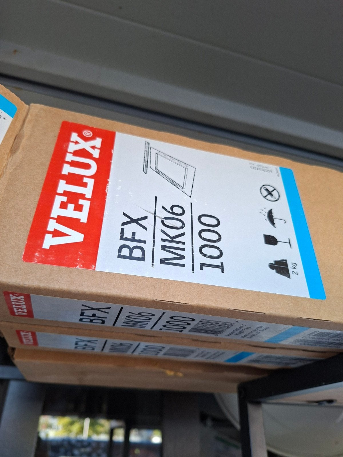 Velux BFX MK06 1000 Dakraam manchet 4x, Ophalen, 80 tot 120 cm, 80 tot 120 cm, Nieuw