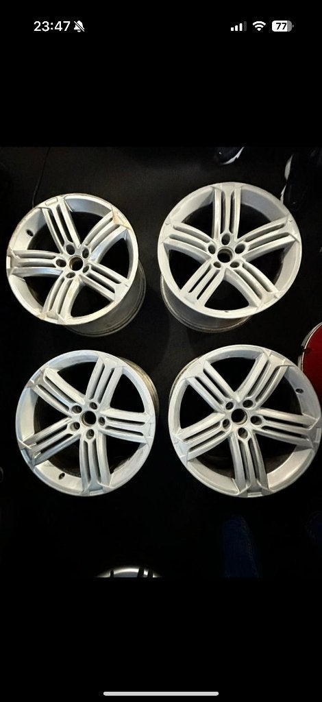 19 inch Volkswagen Talladega R20 velgen (OPKNAP SET), Ophalen, Gebruikt, Volkswagen