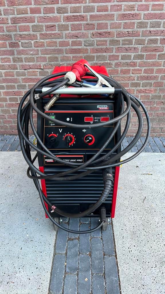 Lincoln electric powertec 350 c pro las apparaat, Ophalen of Verzenden, Zo goed als nieuw, Co2