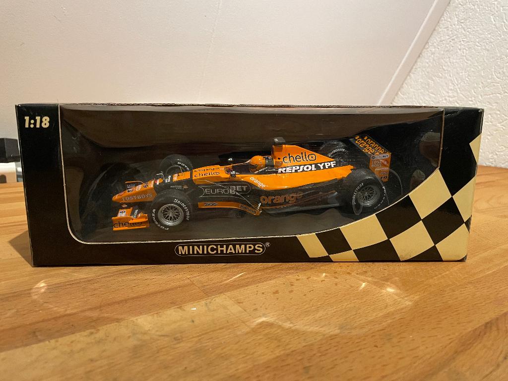 1:18 Schaalmodel F1 Arrows Footwork J. Verstappen, Ophalen of Verzenden, Nieuw, Auto, MiniChamps