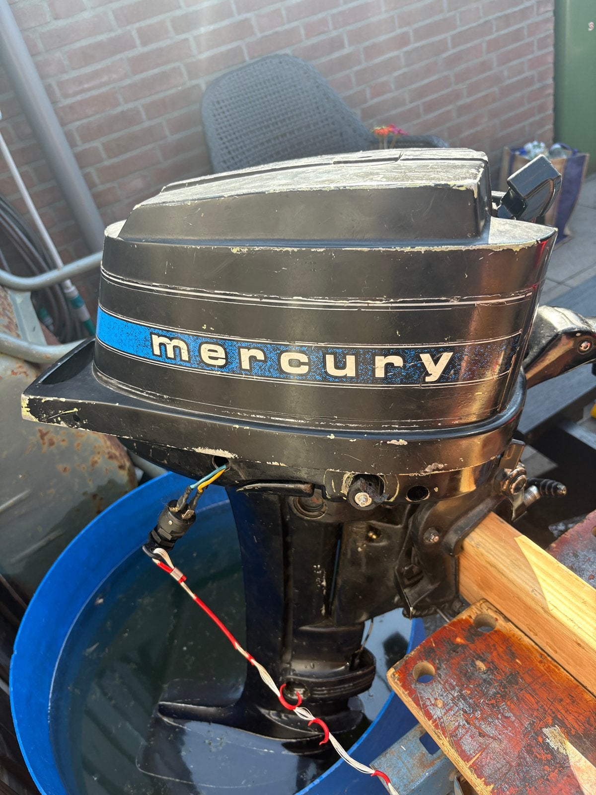 Mercury 4,5 pk (lopend), Watersport en Boten, Ophalen, Gebruikt