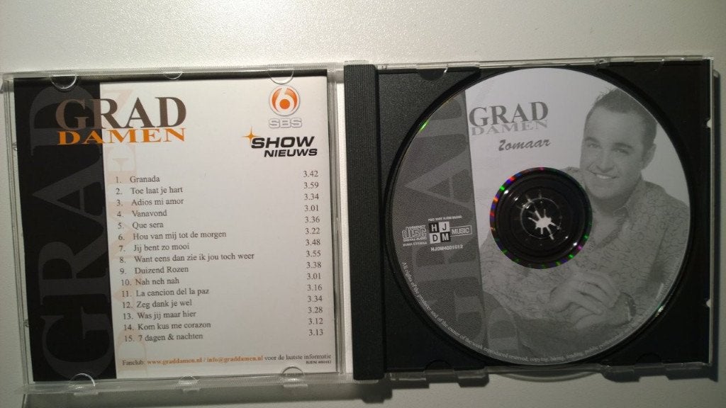 Grad Damen - Zomaar, Ophalen of Verzenden, Zo goed als nieuw, Levenslied of Smartlap, Album