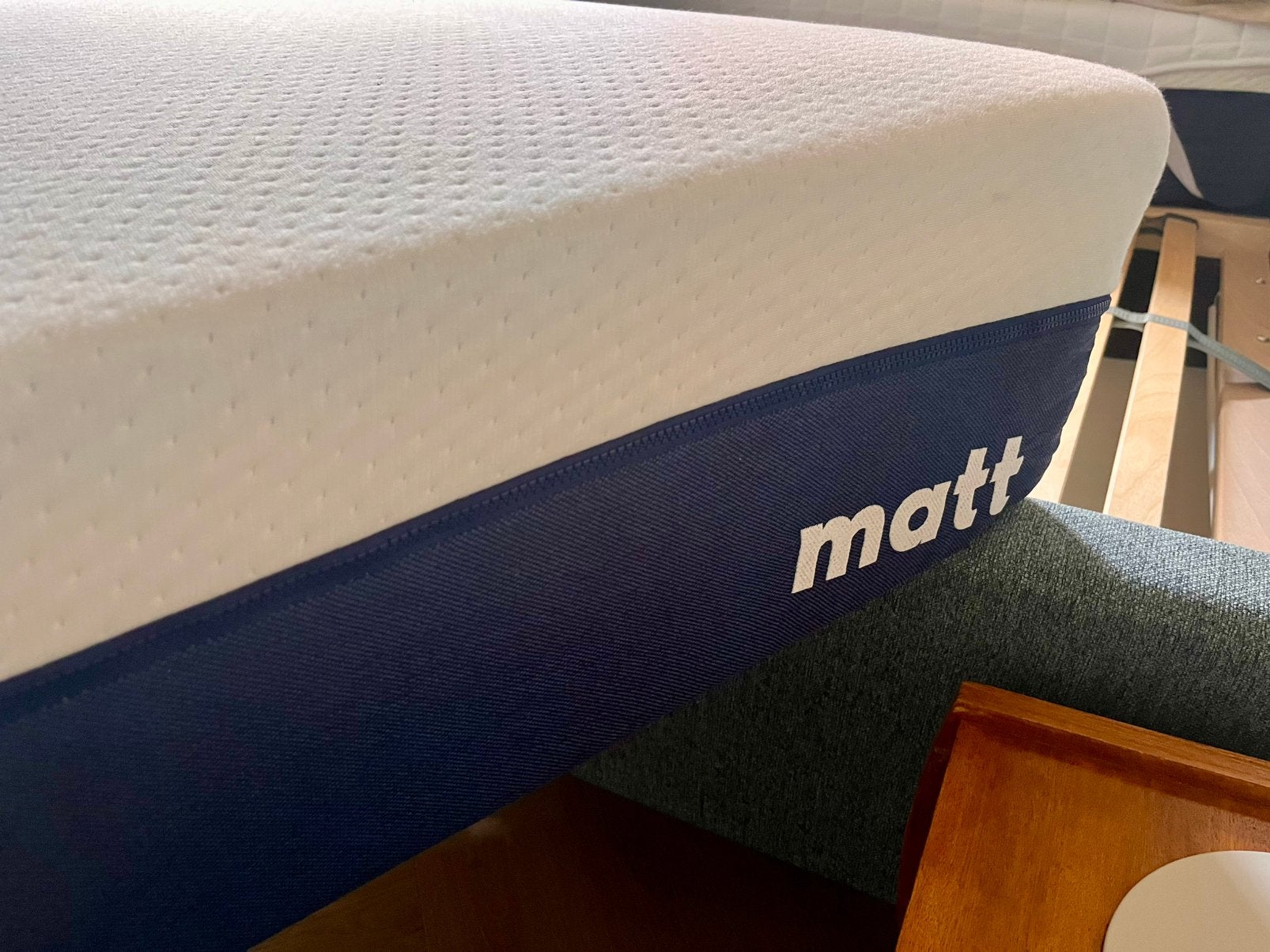 Matt Sleeps matras 90 x 200 z.g.a.n., Huis en Inrichting, Slaapkamer | Matrassen en Bedbodems, Zo goed als nieuw, 90 cm, Eenpersoons