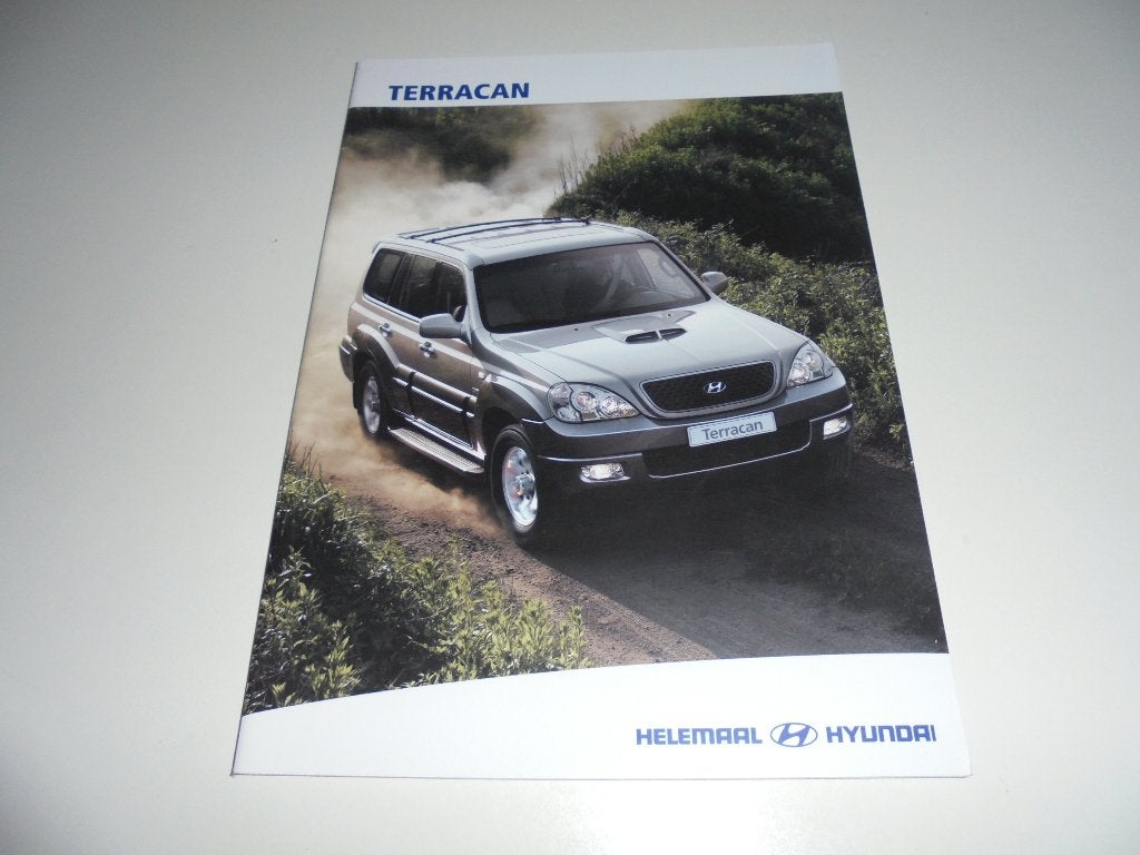 brochure Hyundai Terracan  2005, Ophalen of Verzenden, Nieuw, Overige merken