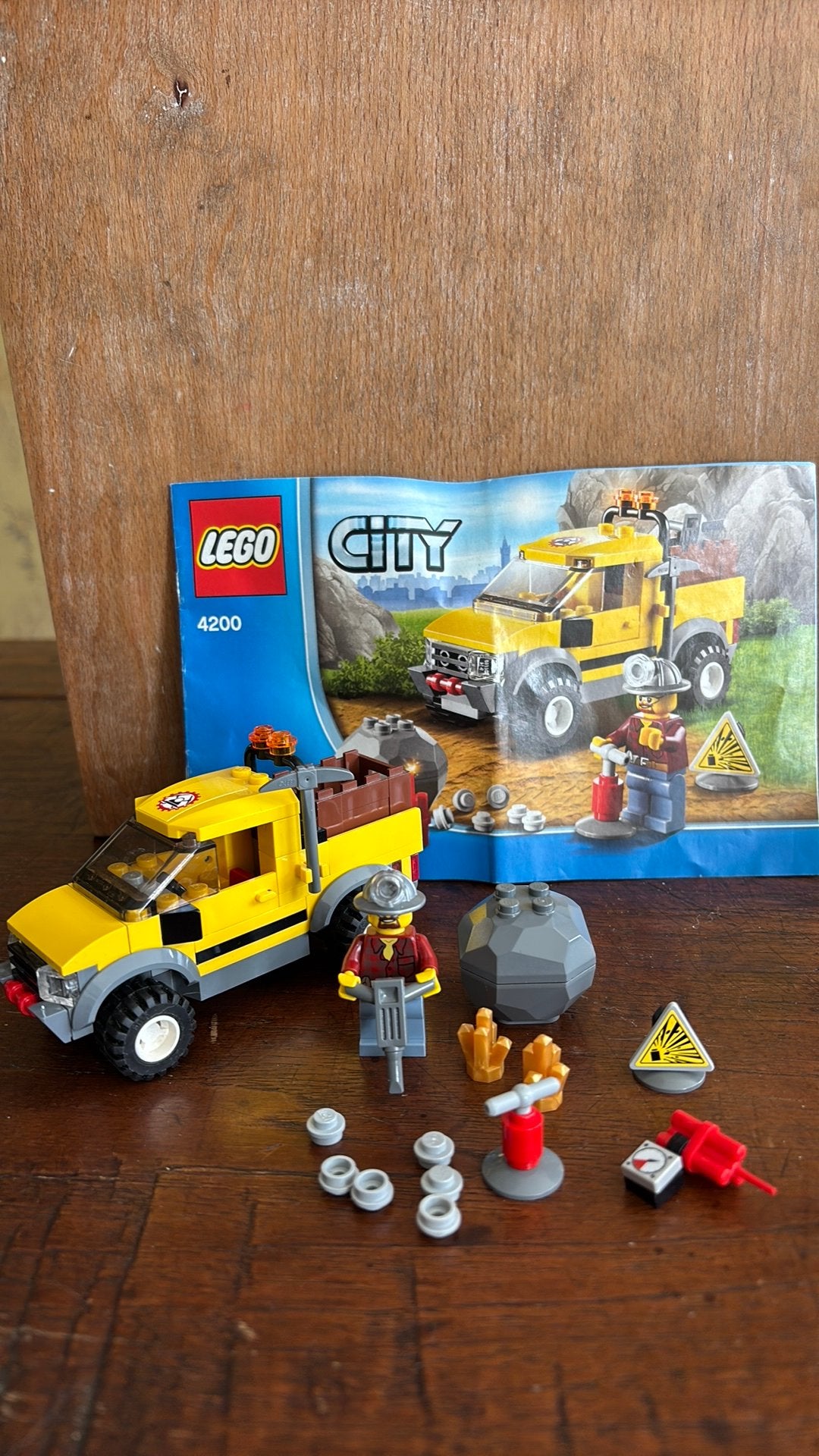 Lego City 4200 mijnbouw wagen, Kinderen en Baby's, Overige thema's, Lego, Ophalen of Verzenden, Zo goed als nieuw