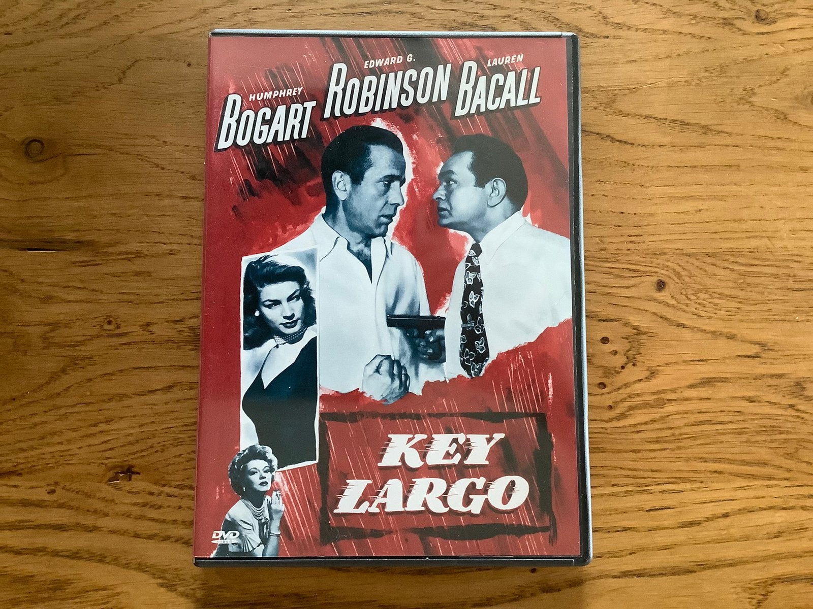 16). KEY LARGO, Humprey Bogart, Edward G Robinson, L Bacall., Ophalen of Verzenden, Zo goed als nieuw