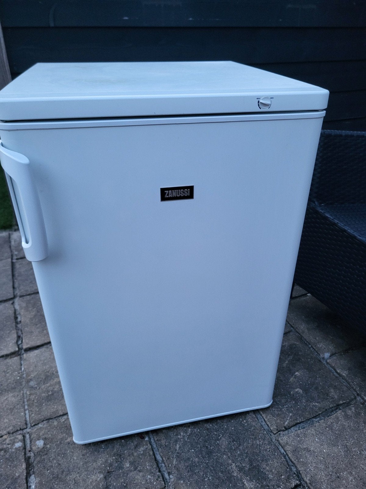 zanussi tm vrieskast, Gebruikt, Minder dan 60 cm, Energieklasse A of zuiniger, Vrijstaand