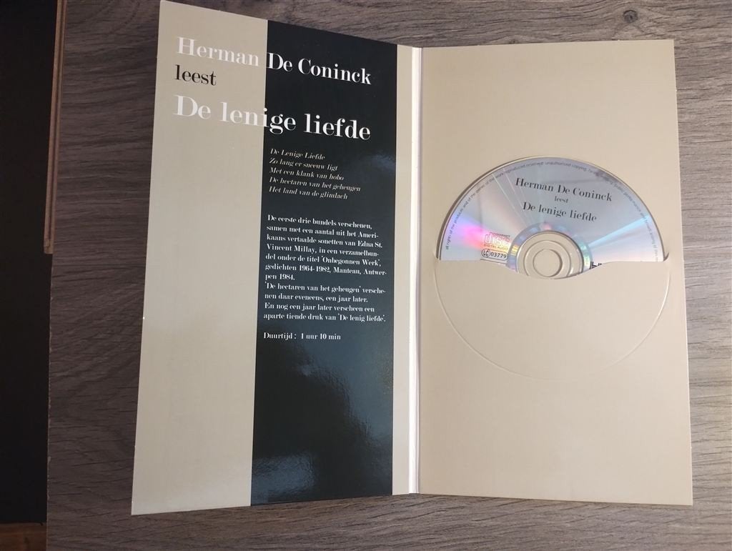 Herman De Coninck ‎- Leest De Lenige Liefde, Ophalen of Verzenden, Zo goed als nieuw