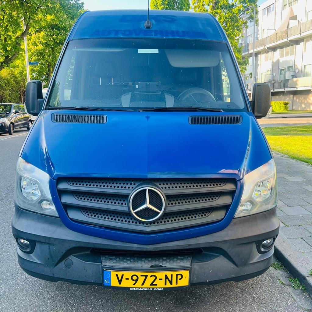 Mercedes-Benz Sprinter Met *LAADKLEP* 2.1 CDI 120KW 2018, Stof, Euro 6, Blauw, 163 pk