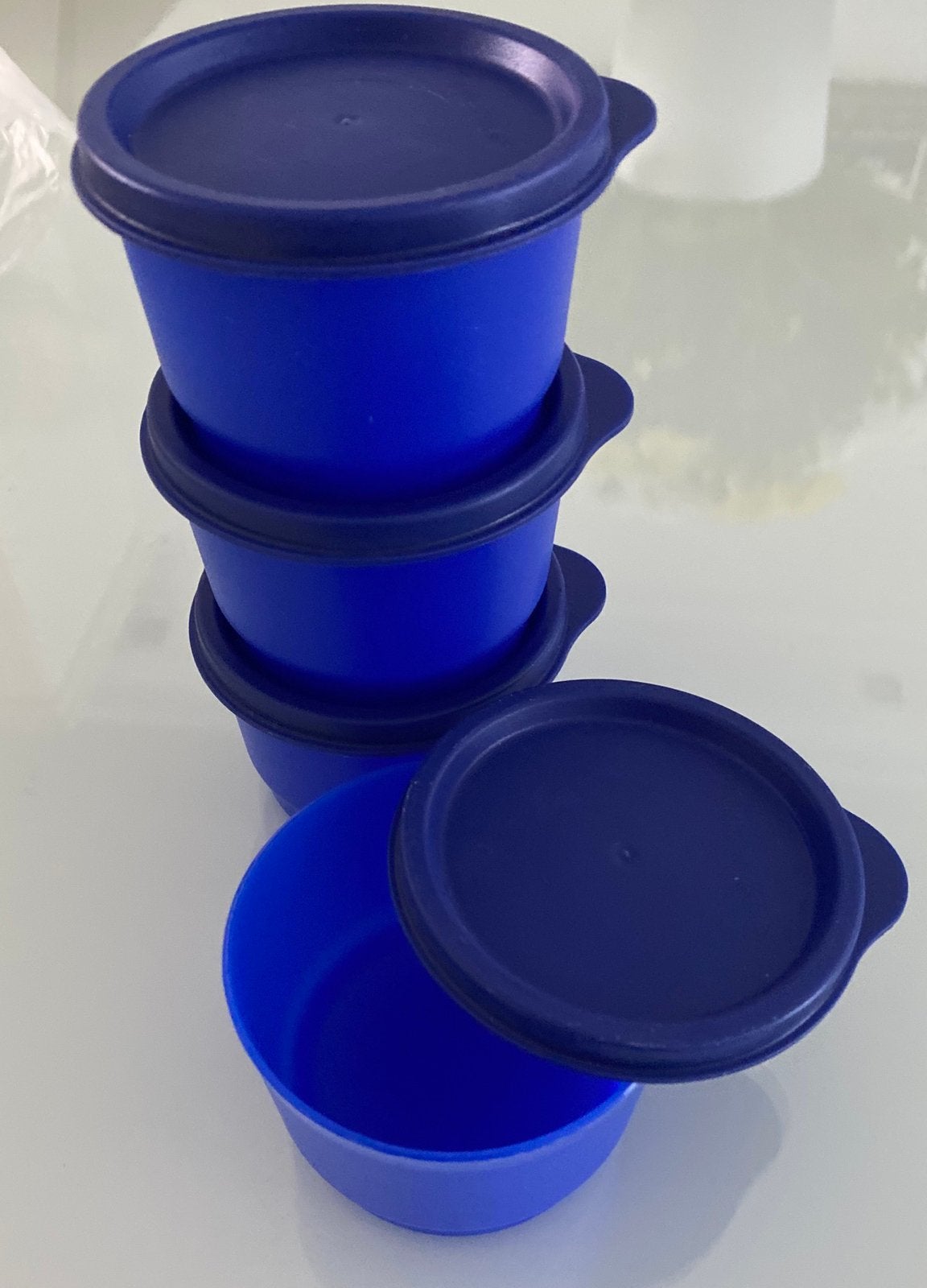 Tupperware bakjes 120 ml (3), Verzenden, Nieuw, Blauw, Bak of Kom