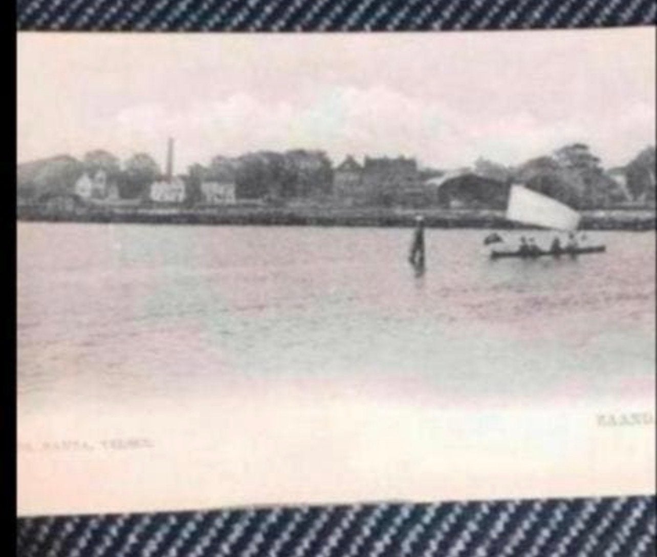Oude ansichtkaart Zaandam, de Zaan - In goede staat, Ophalen of Verzenden, Voor 1920, Ongelopen, Noord-Holland