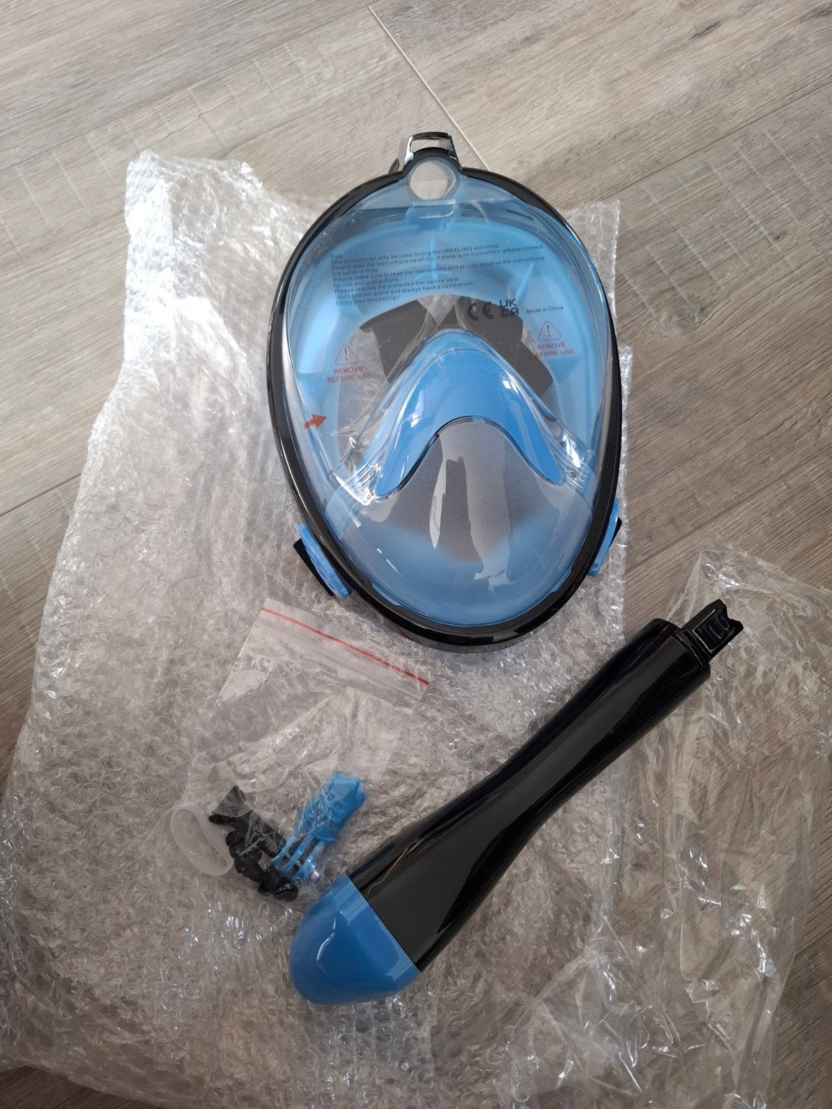 Volgelaats snorkelmasker - Nieuw, Ophalen of Verzenden