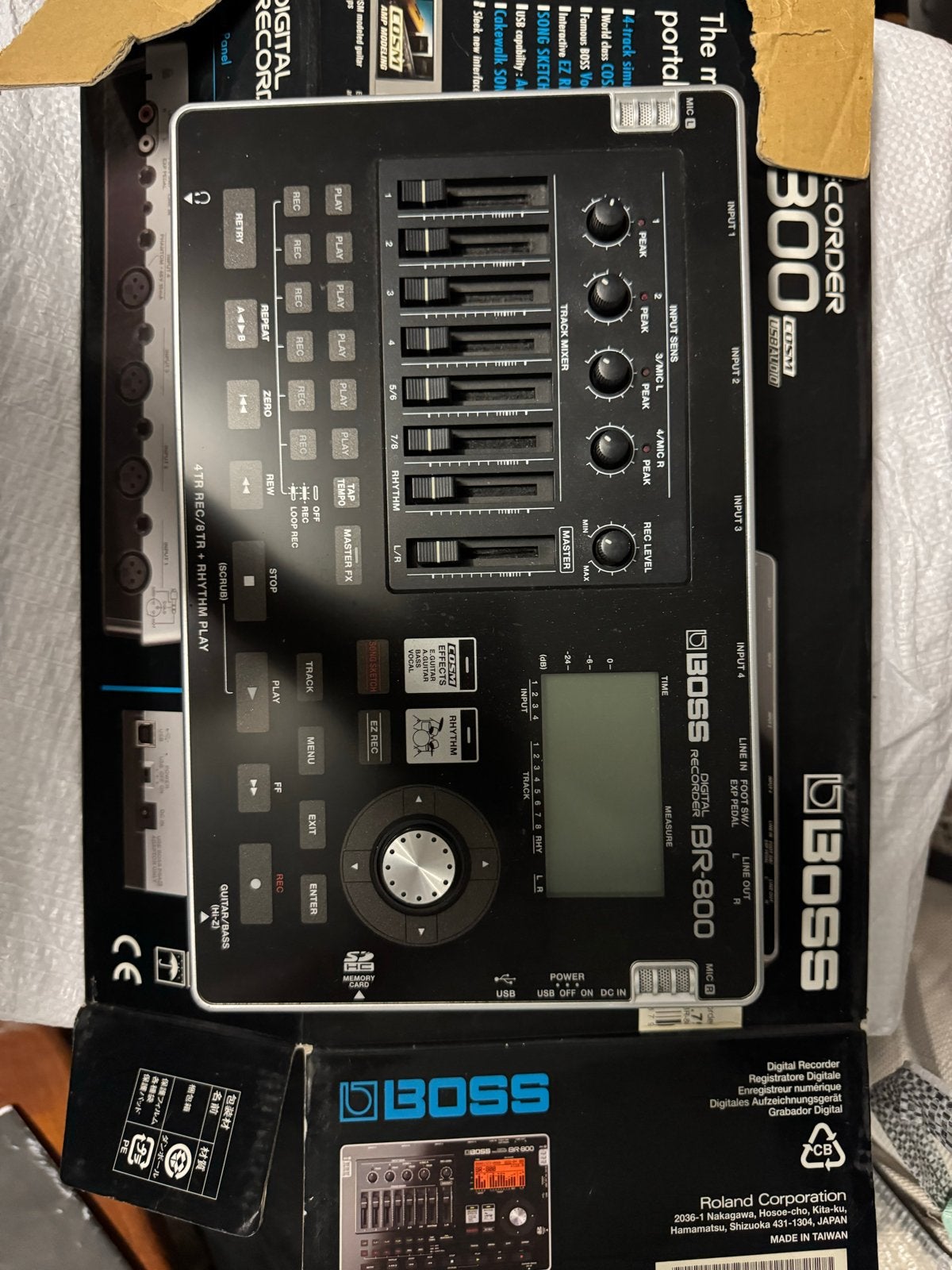 BOSS BR-800 Digital Recorder -  nieuw, Ophalen, Nieuw, Minder dan 5 kanalen, Microfooningang