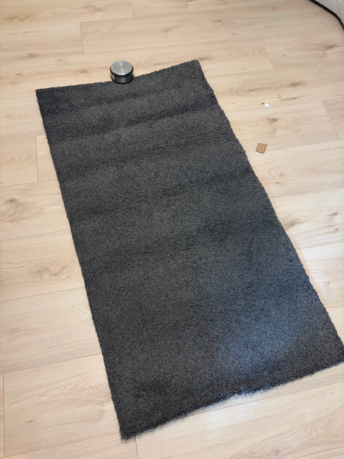 IKEA ÅDUM Vloerkleed - Grijs, 80x150 cm, Ophalen, 100 tot 150 cm, 50 tot 100 cm, Zo goed als nieuw