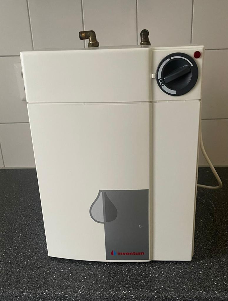Inventum boiler 10 liter, Doe-het-zelf en Verbouw, Geisers en Boilers, Minder dan 20 liter, Ophalen, Zo goed als nieuw, Boiler