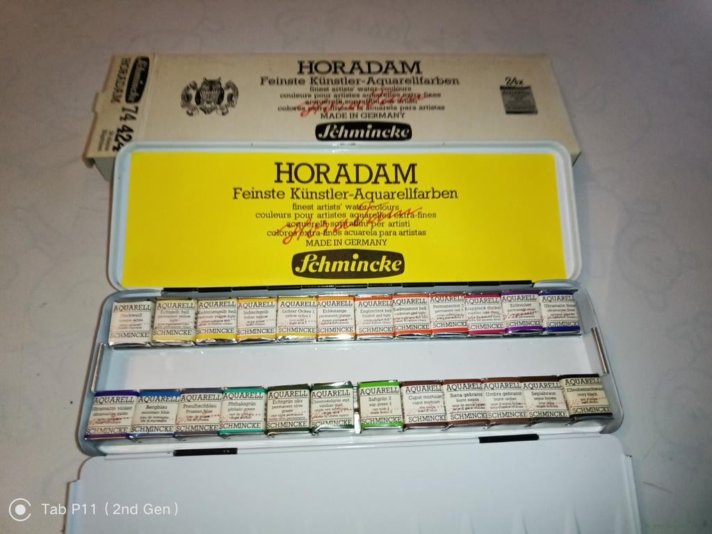Schmincke Horadam Aquarelverf Set - 24 kleuren, Hobby en Vrije tijd, Ophalen