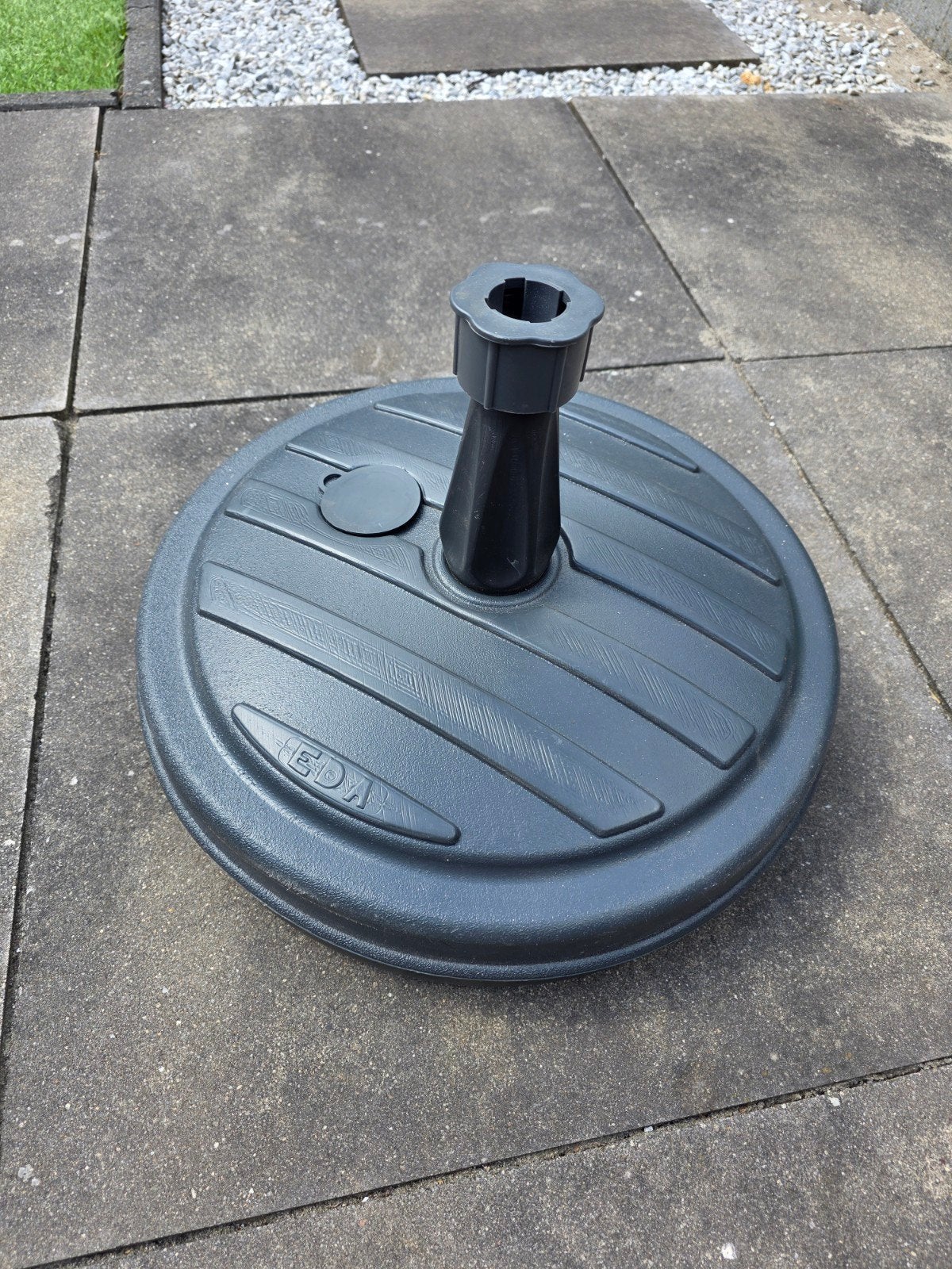 Parasolvoet 43cm diameter, gat 3cm, Tuin en Terras, Parasols, Nieuw, Parasolvoet, Minder dan 1 meter, Ophalen of Verzenden