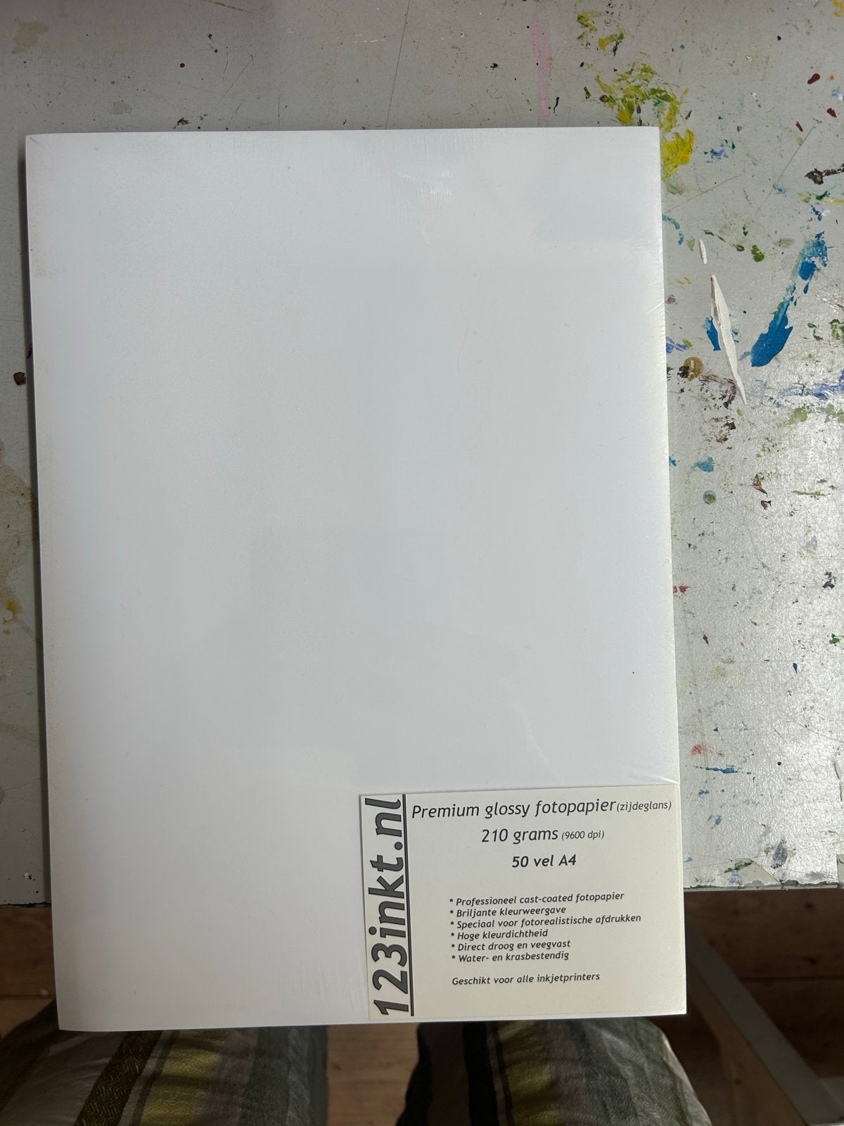 Diverse stapel fotopapier en transparanten A4, Gebruikt, Inkjet fotopapier, Ophalen, A4