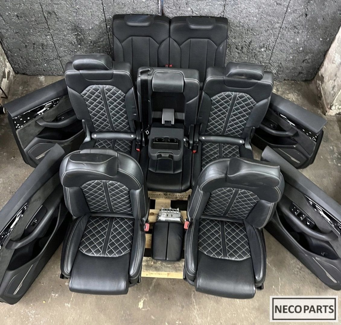 AUDI Q7 SQ7 BENTELY S-LINE INTERIEUR SET STOELEN COMPLEET, Gebruikt, -, -, -