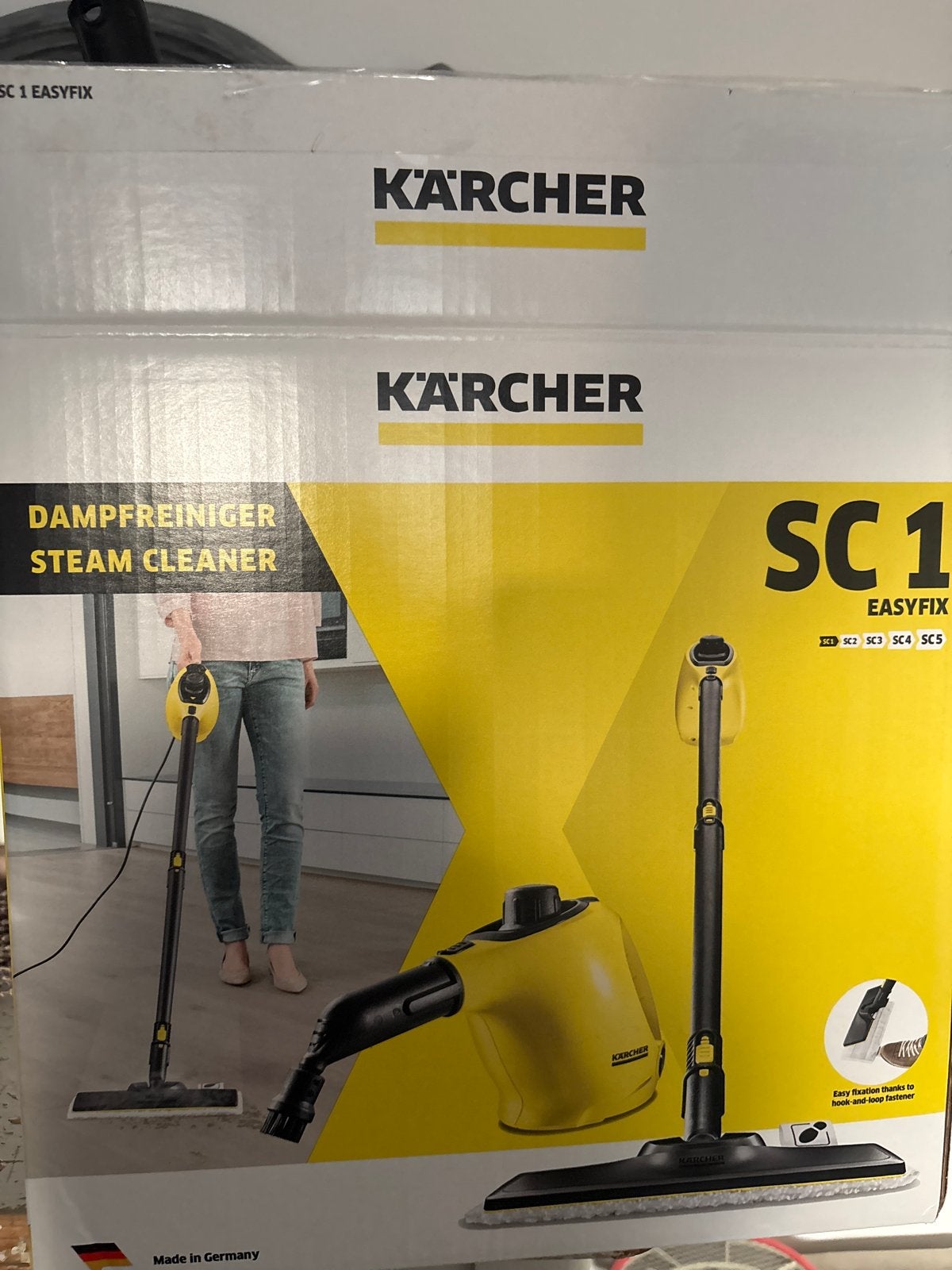 Kärcher SC1 EasyFix Stoomreiniger met complete hulpstukken, Ophalen, Zo goed als nieuw, Overige typen