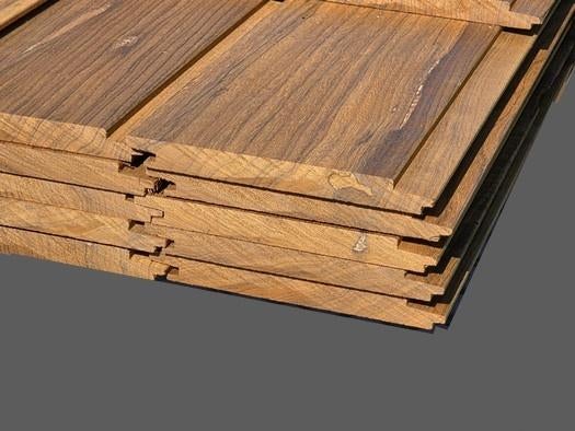 17.6 m2 Hardhouten rabat - nr: HP190, Ophalen, Planken, Nieuw, Hardhout