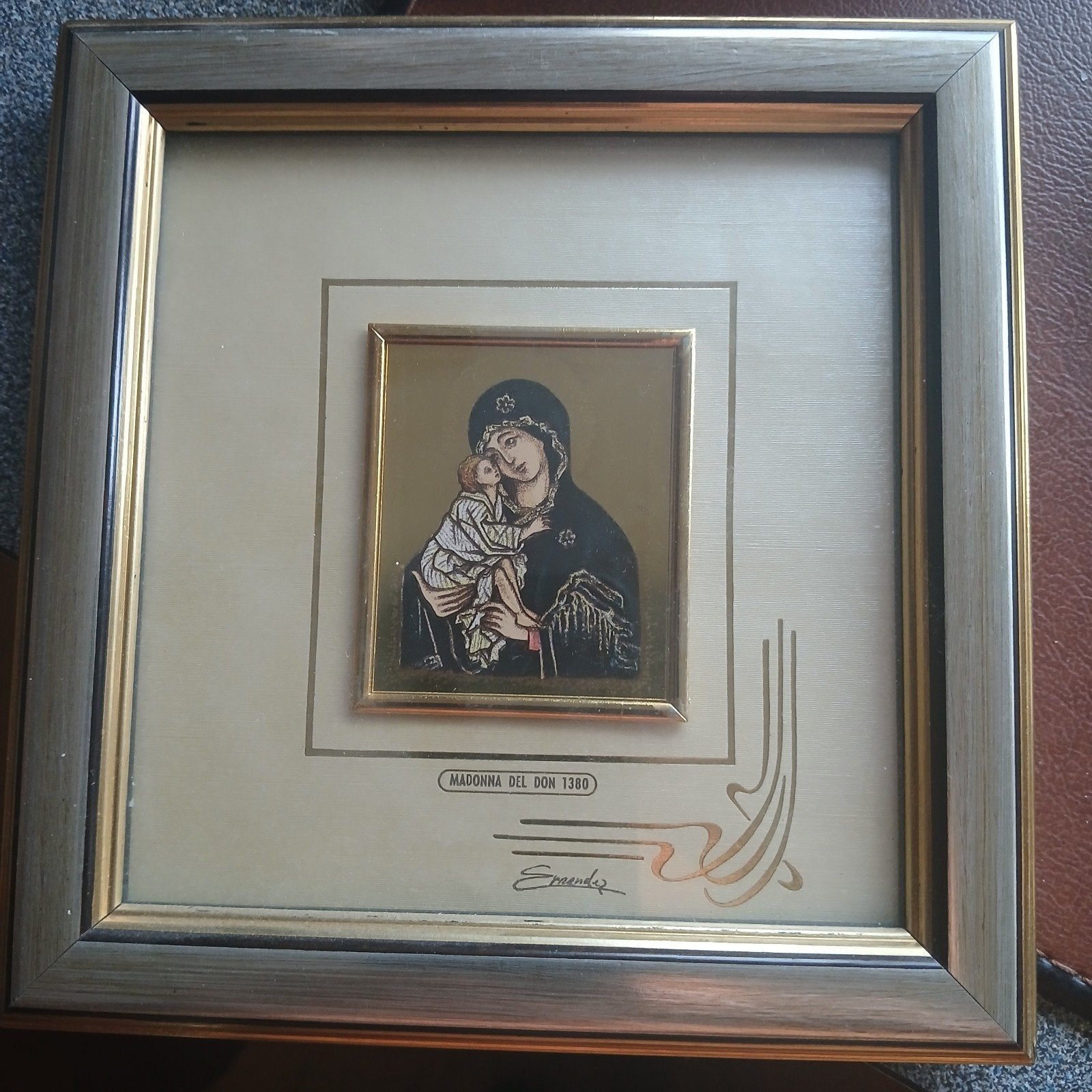 GoldArt Madonna del Don 1380 - Handgemaakt op 18K goud, Ophalen of Verzenden
