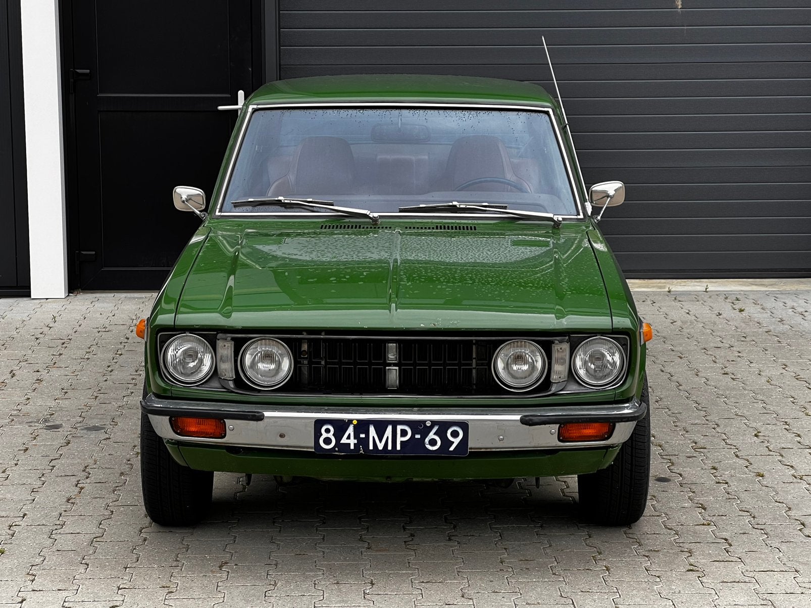 Toyota Carina  TA14 1.6 Coupe 1976 Groen, 980 kg, 4 cilinders, Origineel Nederlands, Bruin