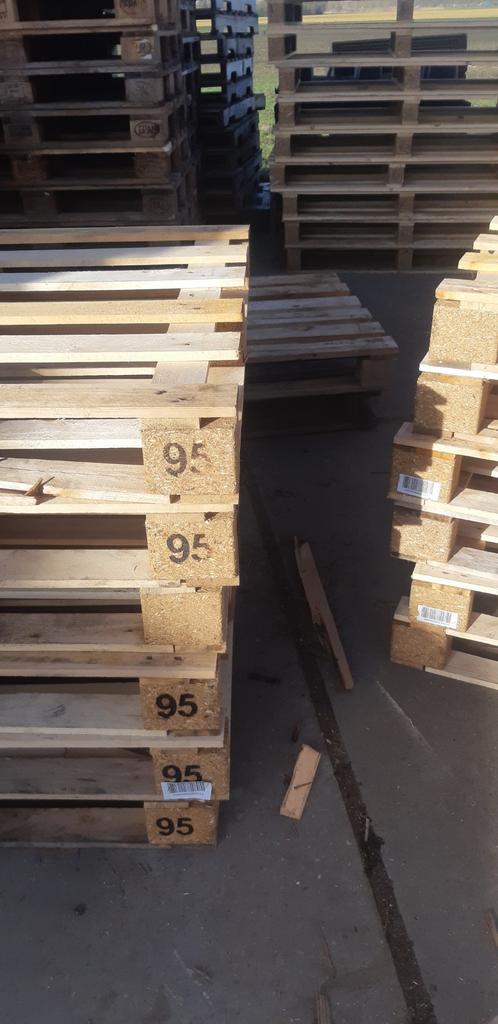 Te koop pallets, Doe-het-zelf en Verbouw, Hout en Planken, Ophalen of Verzenden, 50 mm of meer, Pallet, Minder dan 200 cm