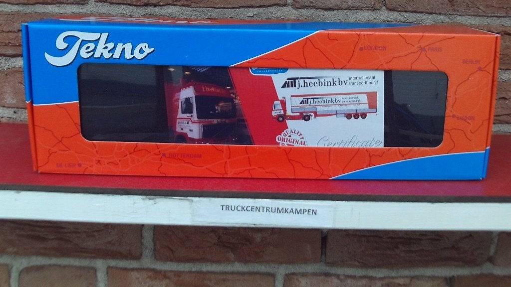 Tekno  Volvo  F10  Globetrotter  van  J.  Heebink., Hobby en Vrije tijd, Ophalen of Verzenden, Nieuw, Bus of Vrachtwagen, Tekno