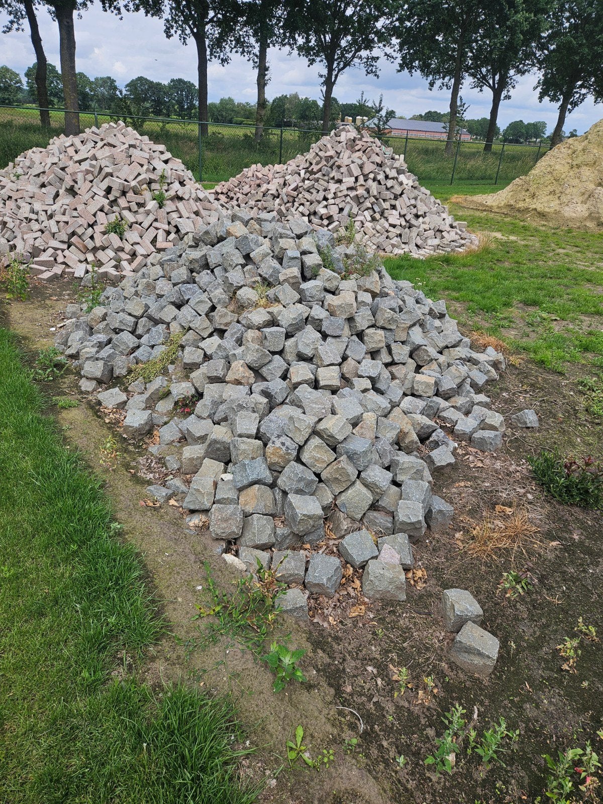 kinderkoppen, Tuin en Terras, Grind, Keien en Split, Ophalen, Gebruikt
