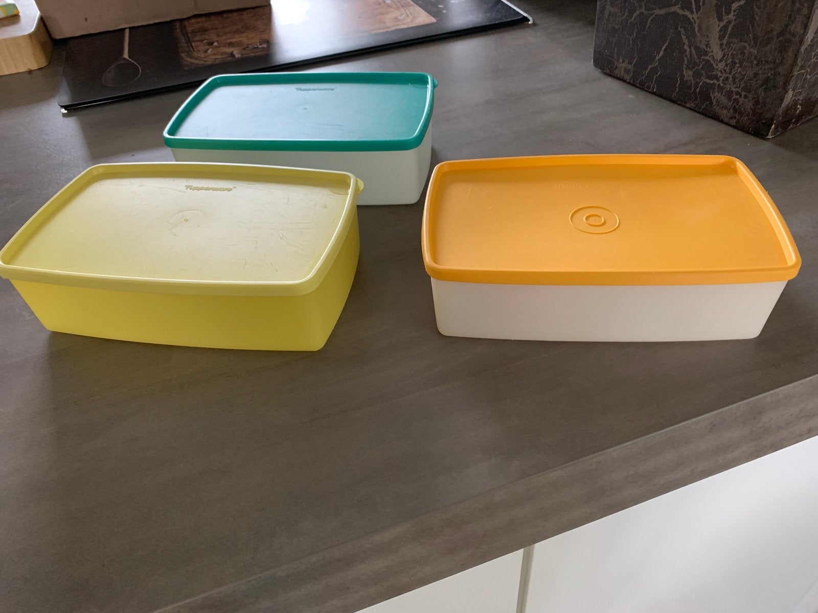 Tupperware broodtrommel 1,3 liter per stuk, Ophalen, Gebruikt, Tupperware, Bewaardoos