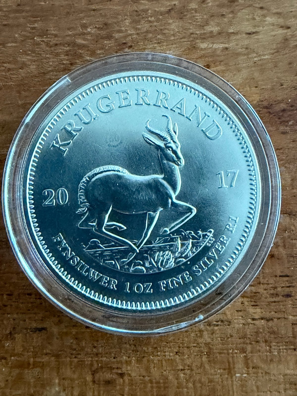 1 oz krugerrand 2017, Ophalen of Verzenden, Zilver