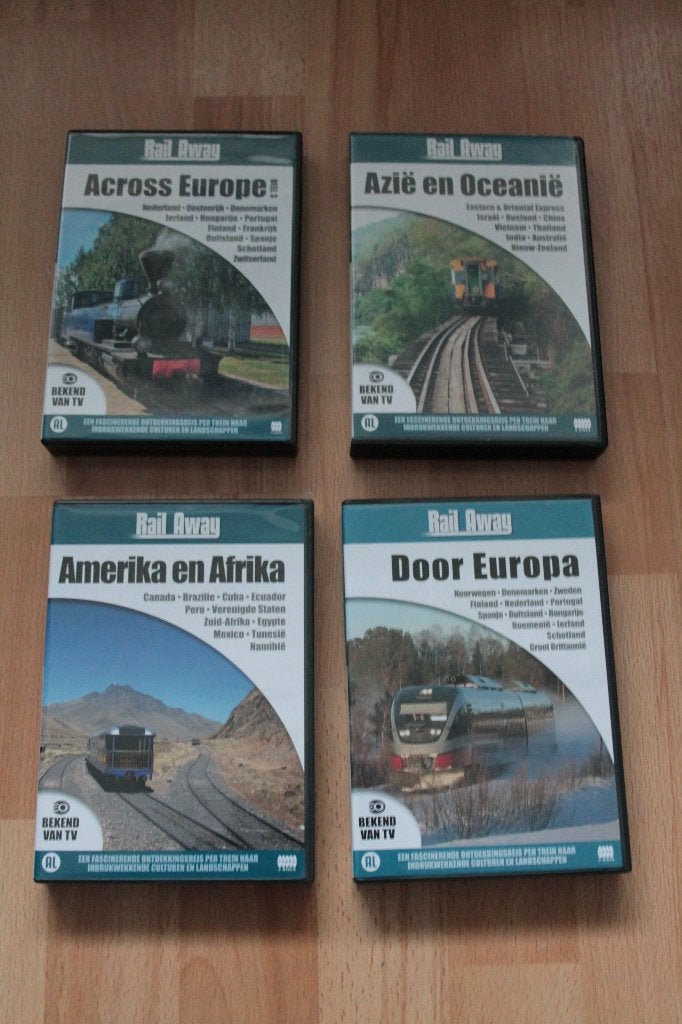 Rail Away dvd boxen, Verzamelen, Ophalen of Verzenden, Zo goed als nieuw, Trein, Overige typen