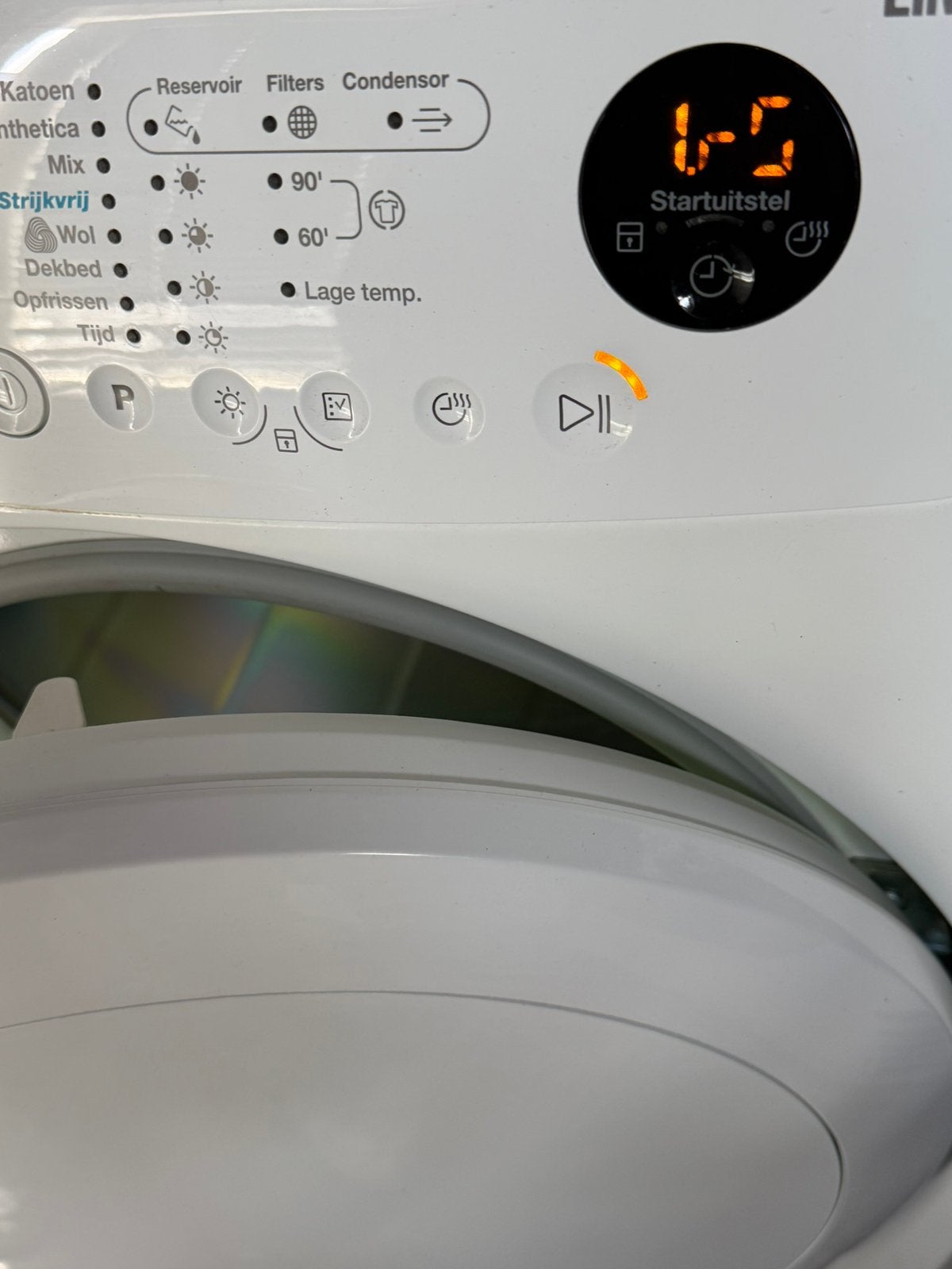 ZANUSSI  LINDO CONDENSDROGER IZGS, 6 tot 8 kg, Ophalen of Verzenden, Zo goed als nieuw, Voorlader