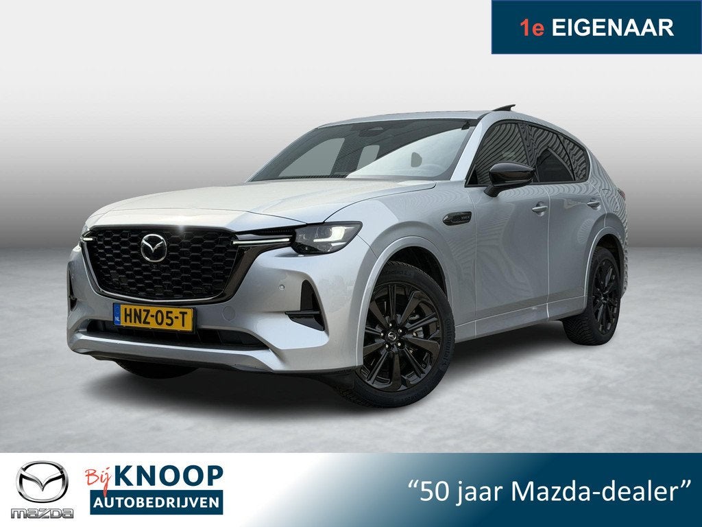Mazda CX-60 2.5 e-SkyActiv PHEV Homura Plus | NL-auto | Full, Auto's, Mazda, Gebruikt, 4 cilinders, 2500 kg, Bedrijf