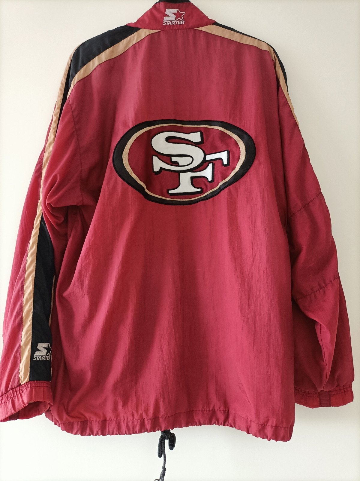 Vintage San Francisco 49ers jas Maat M valt als een XL, Kleding | Heren, Verzenden, Zo goed als nieuw, Starter