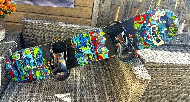 Snowboard Burton *130 cm* Geslepen & Gewaxt, Ophalen, Gebruikt, Board