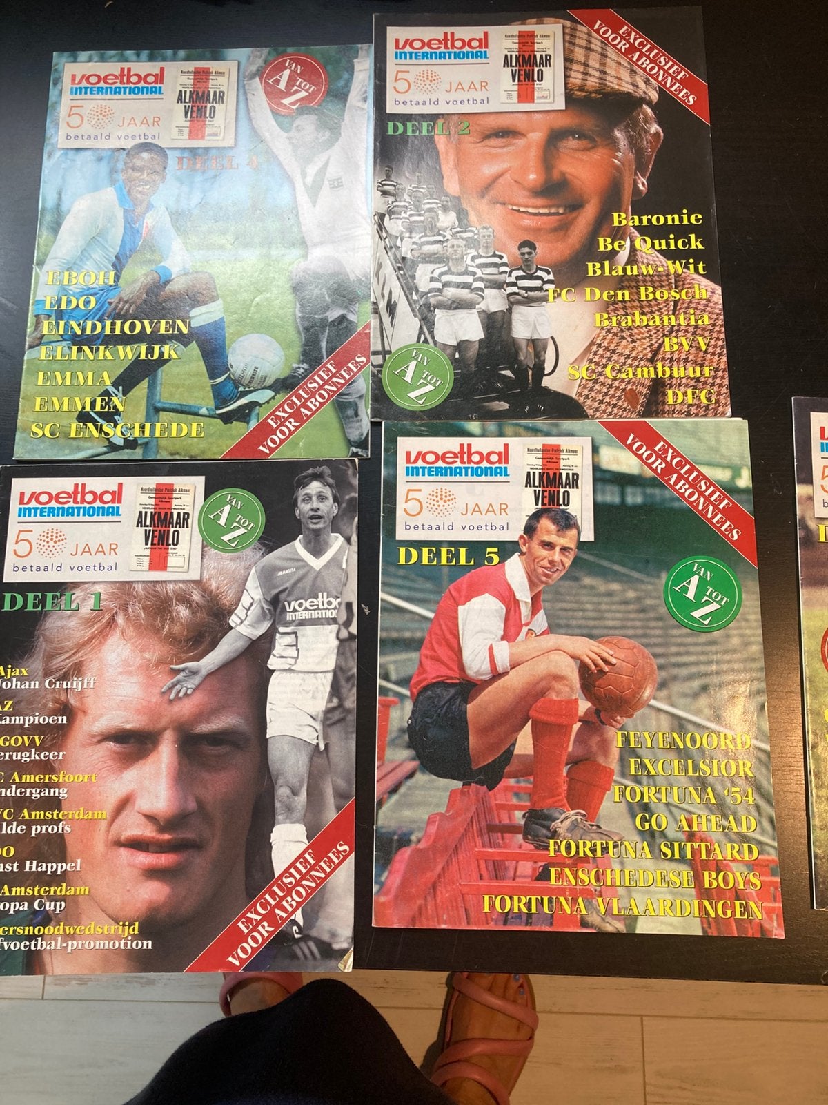 Voetbal international 50 jaar betaald voetbal A -Z, Ophalen of Verzenden, Zo goed als nieuw, Overige binnenlandse clubs, Boek of Tijdschrift
