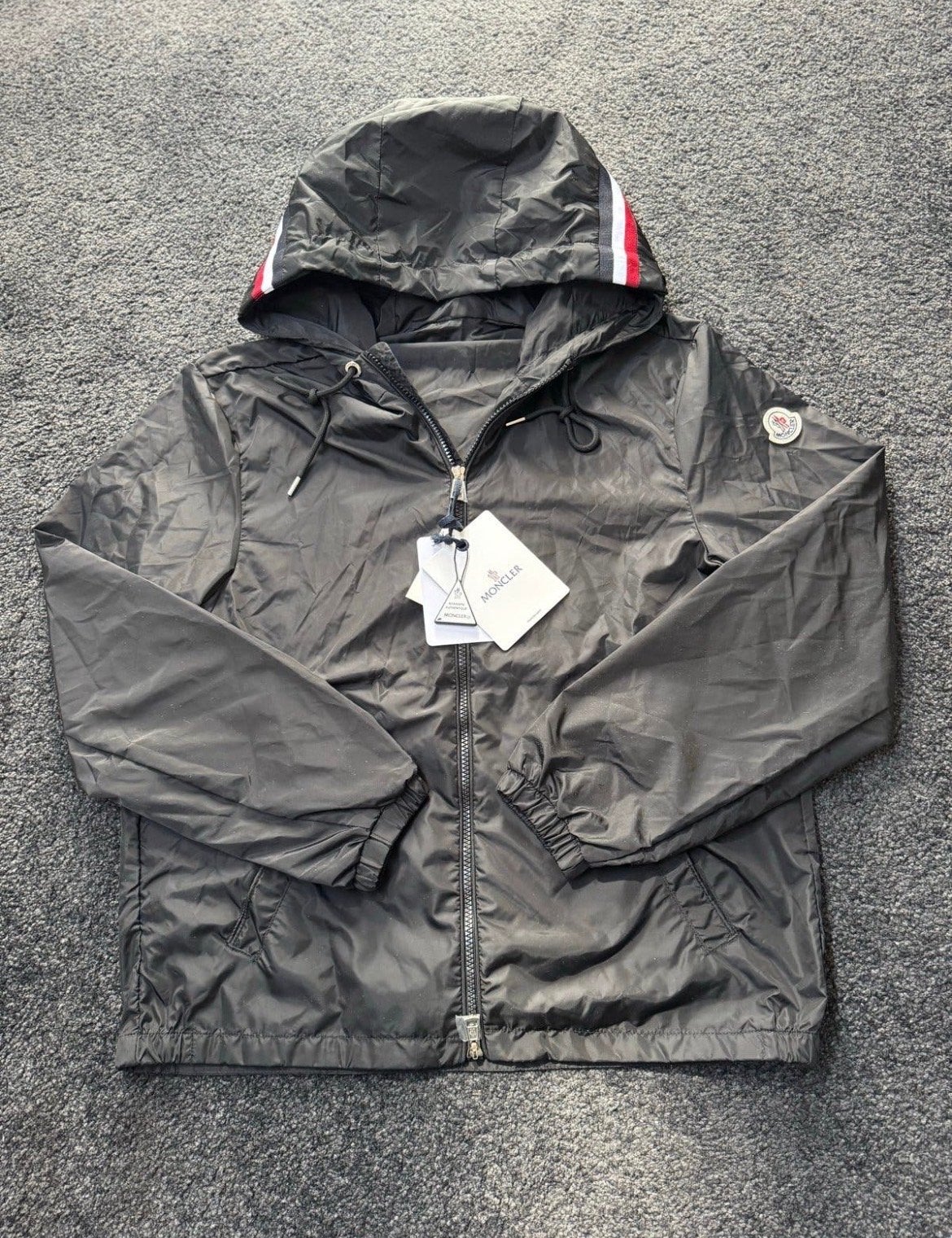 Moncler windbreaker - Diverse maten (XS-XL), Kleding | Heren, Jassen | Zomer, Verzenden, Nieuw, Overige maten, Zwart