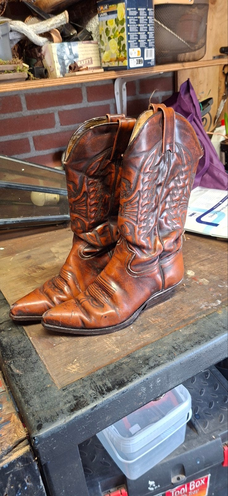 Sendra Cowboylaarzen - Maat 43 - Gedragen, Ophalen of Verzenden, Gedragen, Bruin, Hoge laarzen