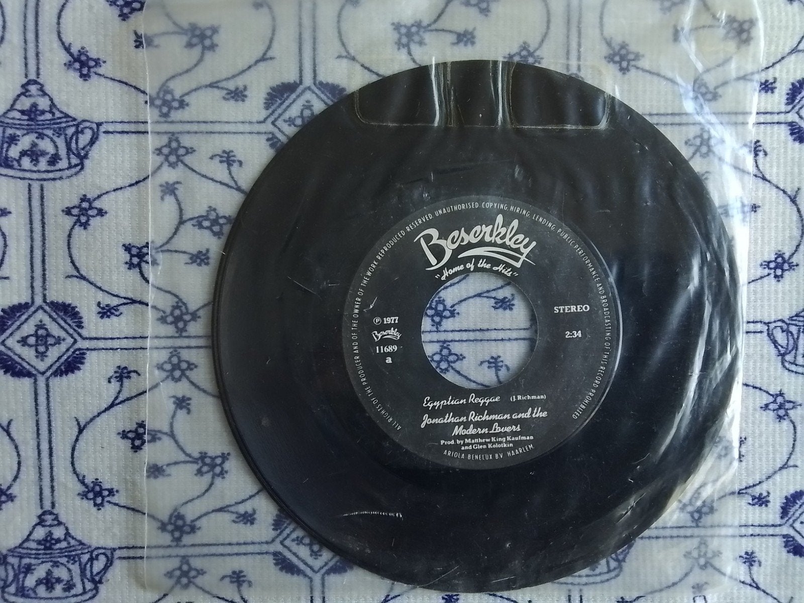 Jonathan richman & the modern lovers         Egyptian reggae, Cd's en Dvd's, 7 inch, Ophalen of Verzenden, Zo goed als nieuw, Pop