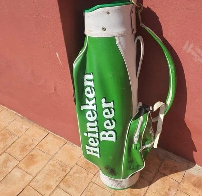 Vintage Heineken Beer golftas, Ophalen of Verzenden, Tas