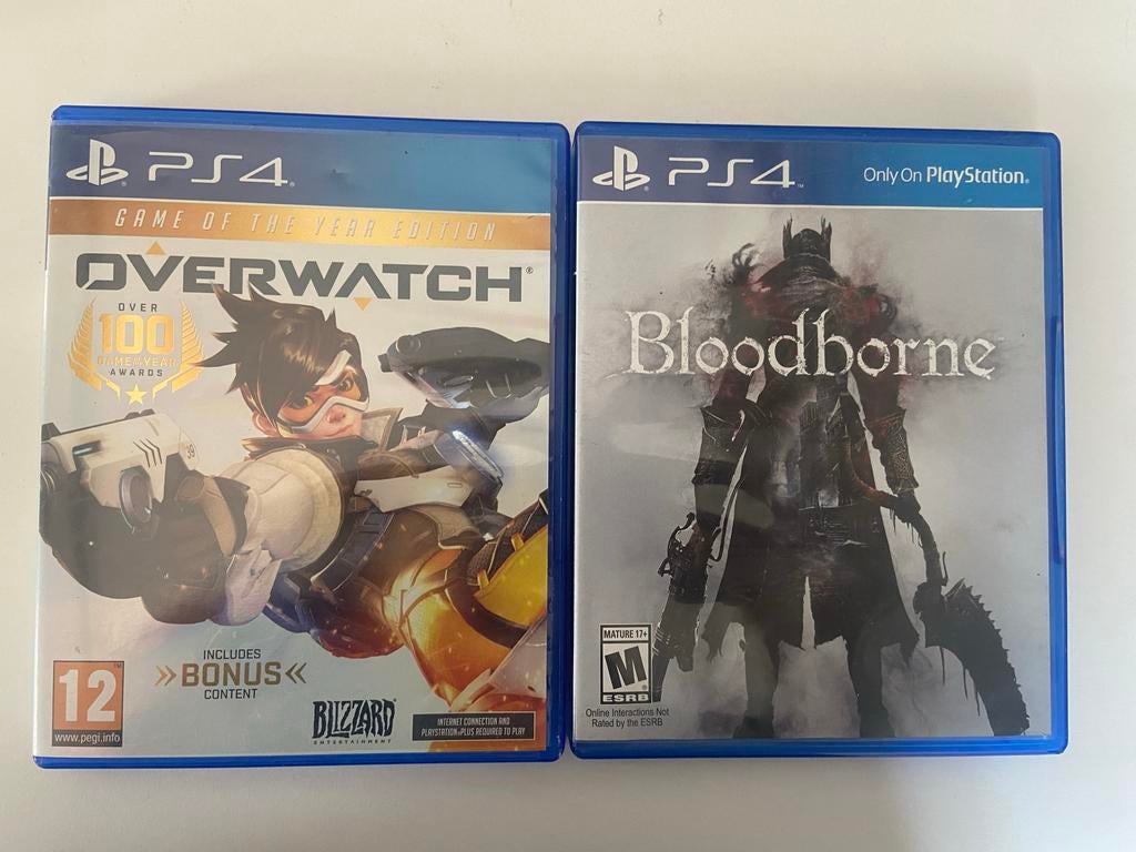 PS4 Games: Overwatch GOTY Edition & Bloodborne, Online, Shooter, 1 speler, Ophalen of Verzenden