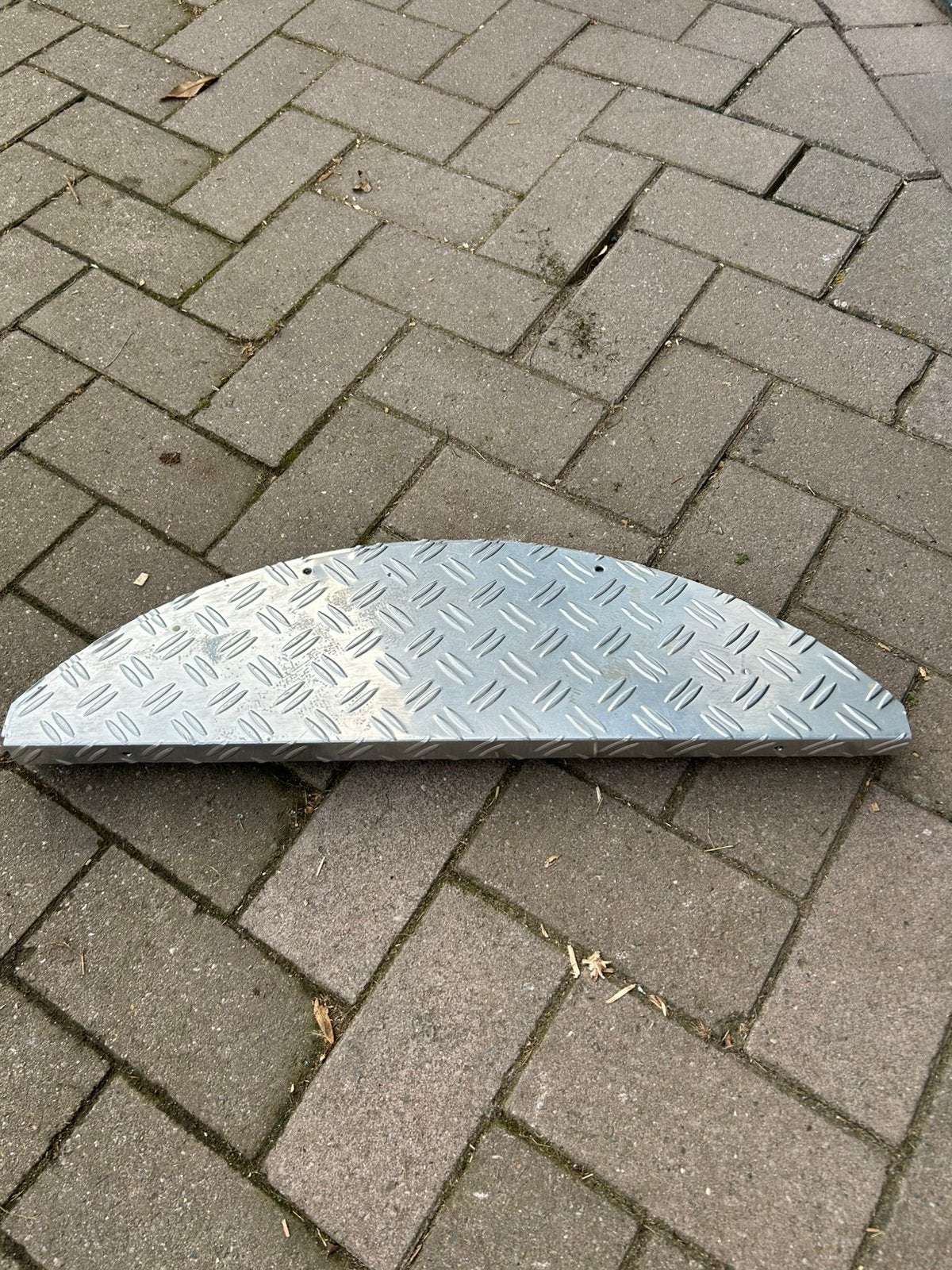 Aluminium traptreden, Ophalen of Verzenden, Gebruikt, Overige typen