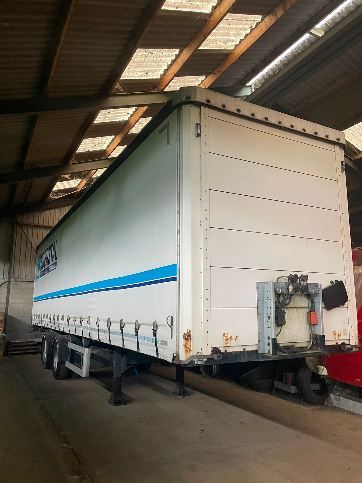 2 asser city trailer 11,1M 2T laadklep gestuurd, Particulier, Aanhangers en Opleggers, Te koop, BTW verrekenbaar