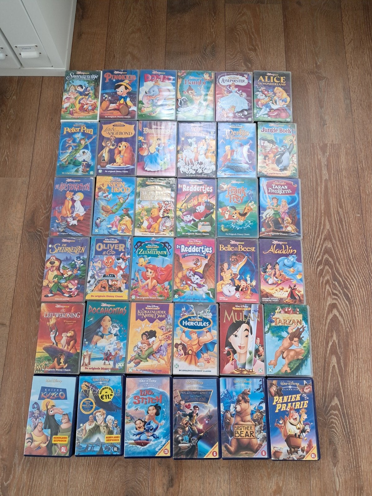 Disney video's zie foto's, Alle leeftijden, Ophalen of Verzenden, Zo goed als nieuw