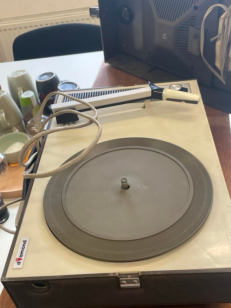 Vintage Philips Platenspeler - Draagbaar en Compleet, Ophalen, Gebruikt, Platenspeler, Philips