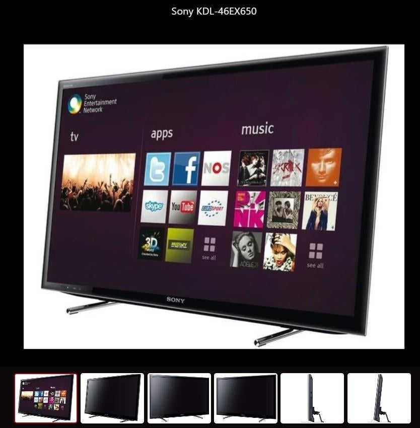 Sony 46 inch 117cm Smart TV Wi-Fi HDMI Internet USB, Ophalen, Gebruikt, 50 Hz, Smart TV