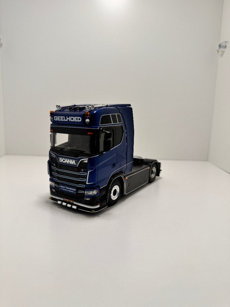 Geelhoed Scania S Highline WSI, Hobby en Vrije tijd, Modelauto's | 1:50, Ophalen of Verzenden, Nieuw, Bus of Vrachtwagen, Wsi